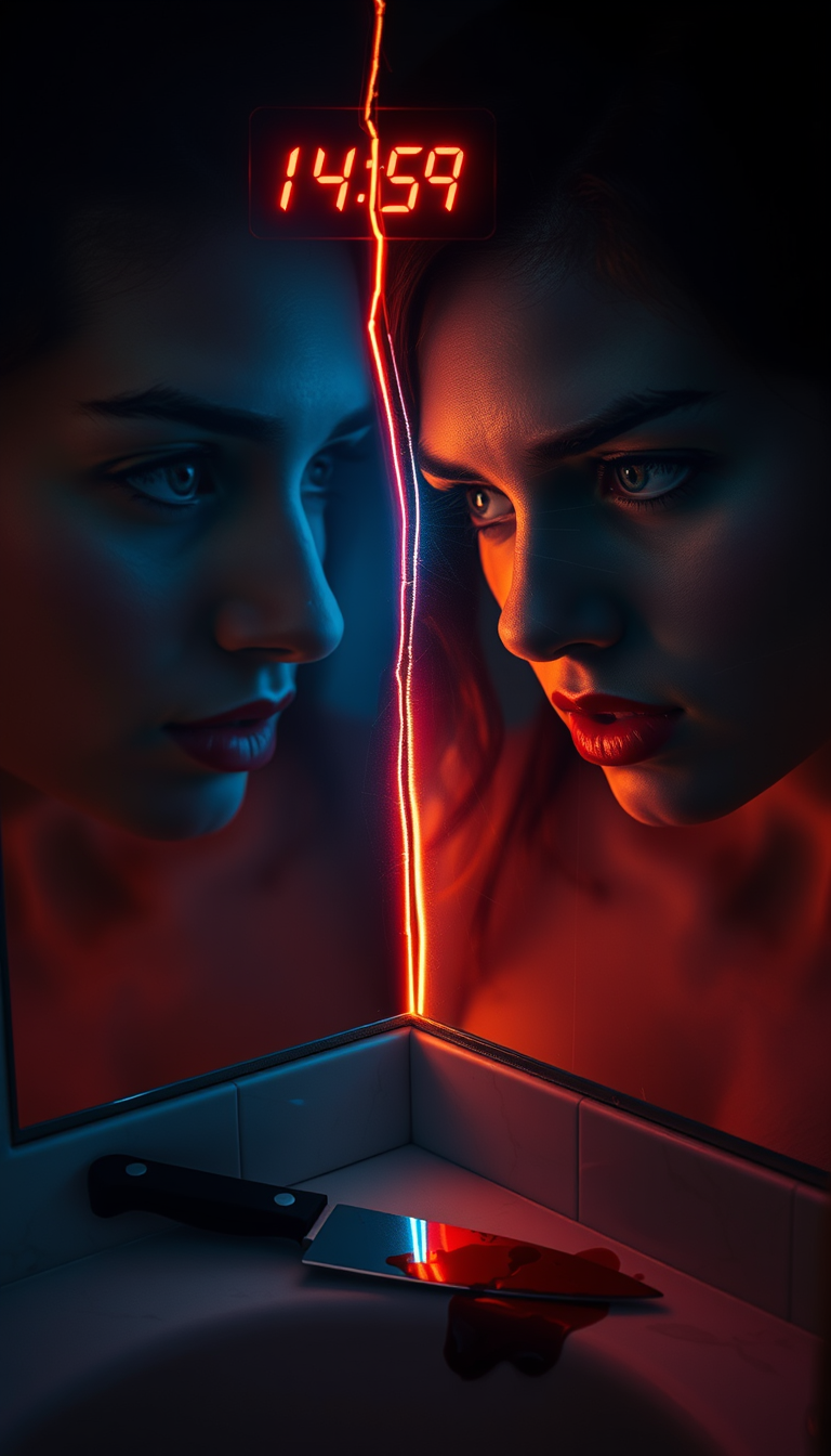 Half of Me Wants You Dead — split face key art