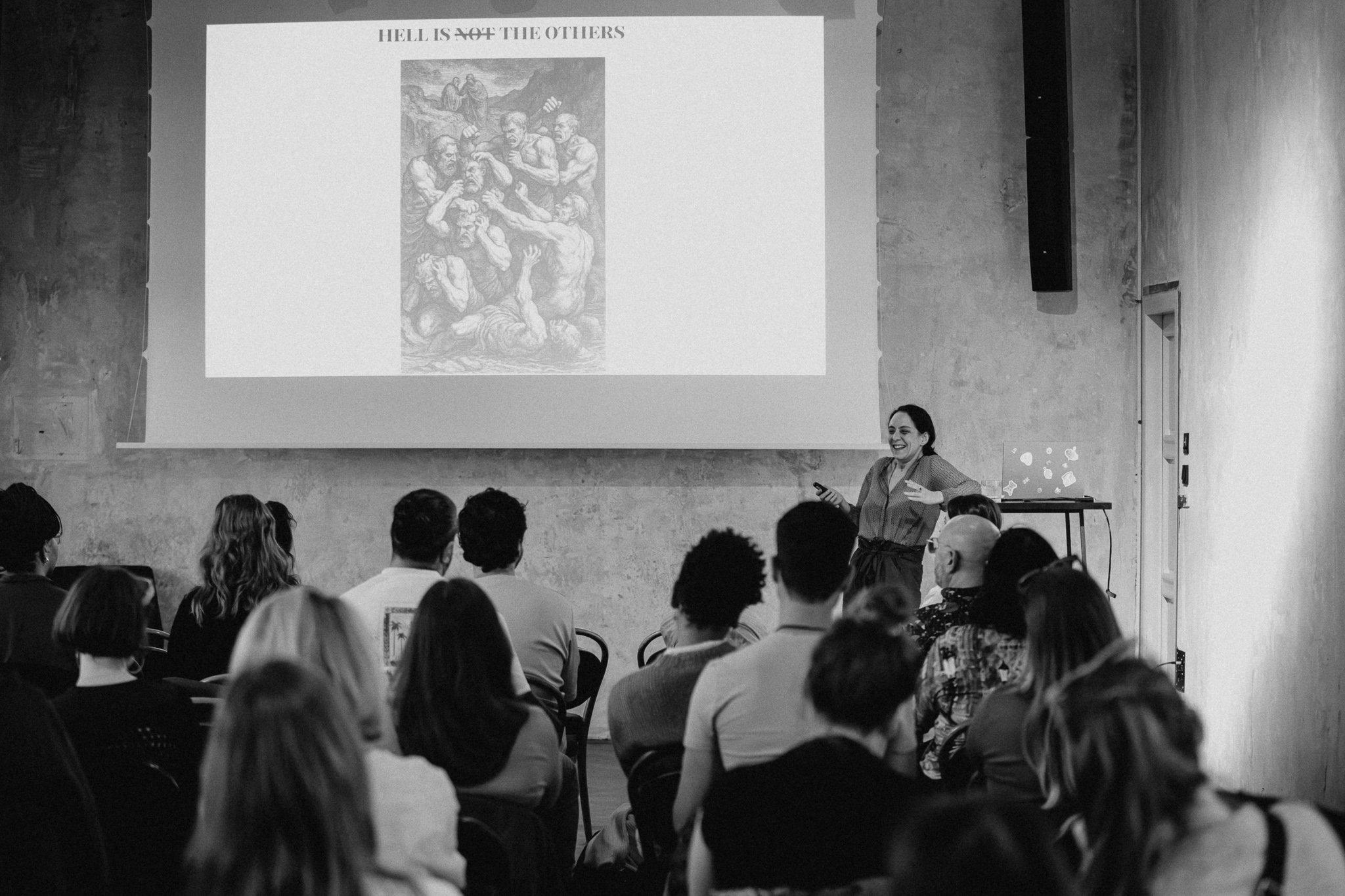 Elena Lyubarskaya presenting at Midpoint workshop