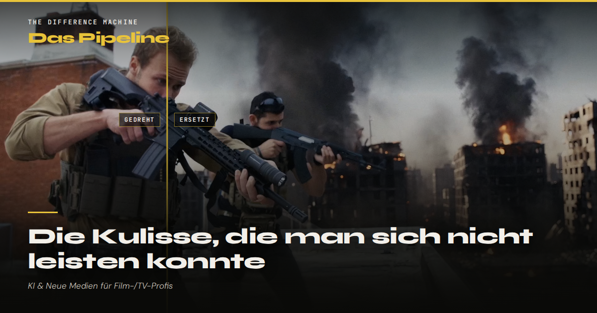 Die Kulisse, die man sich nicht leisten konnte &mdash; KI-Hintergrundersetzung ist vom Einzelshot in ganze Produktionen gewandert